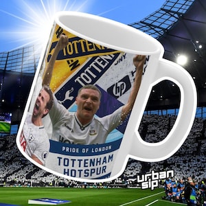 Tottenham Hotspur F.C Mug – Iconic Players, Managers & Kits – Perfect Gift for any Fan.