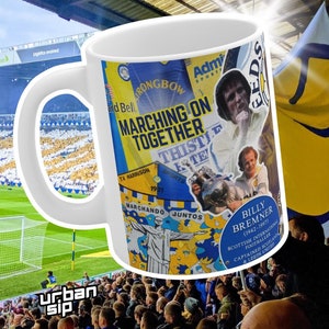 Leeds United F.C. Ceramic Mug: Iconic Players & Kits