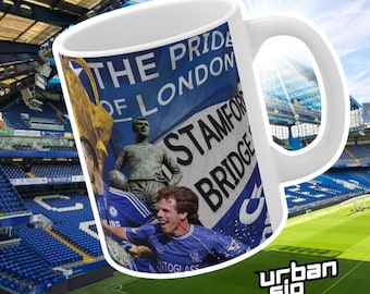 Chelsea F.C. Ceramic Mug: Iconic Players, Managers & Kits