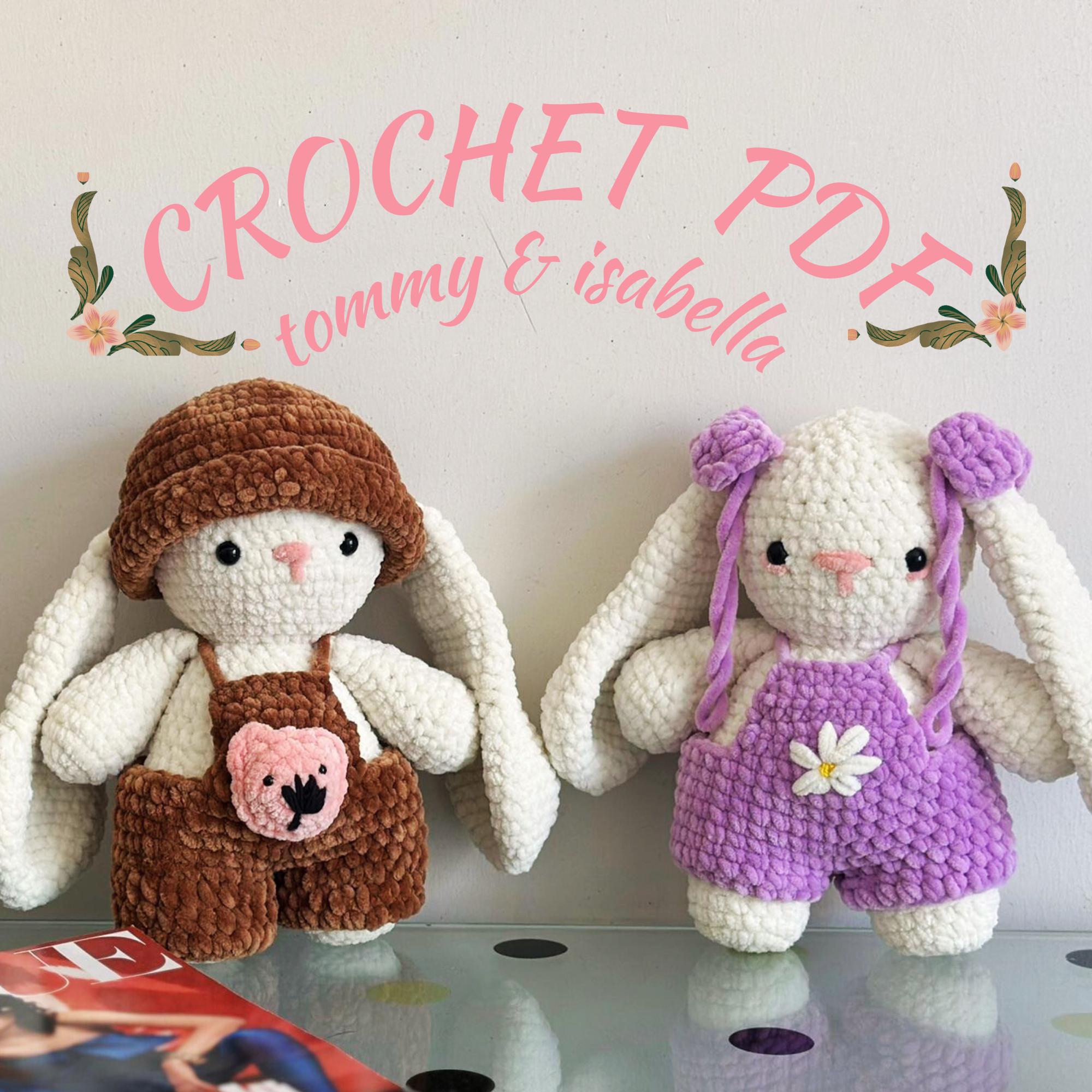 Crochet PATTERN Bunny Rabbit, Amigurumi Tutorial PDF in English ...