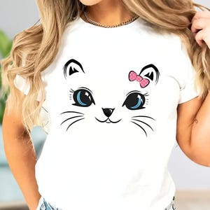 Comfort Colors Cat Graphic Shirt, Cute Cat Shirt, Cats Face Shirt, Cat Lovers Gift, Cute Cat Shirts, Funny Animal Shirt, Funny Car T-shirts