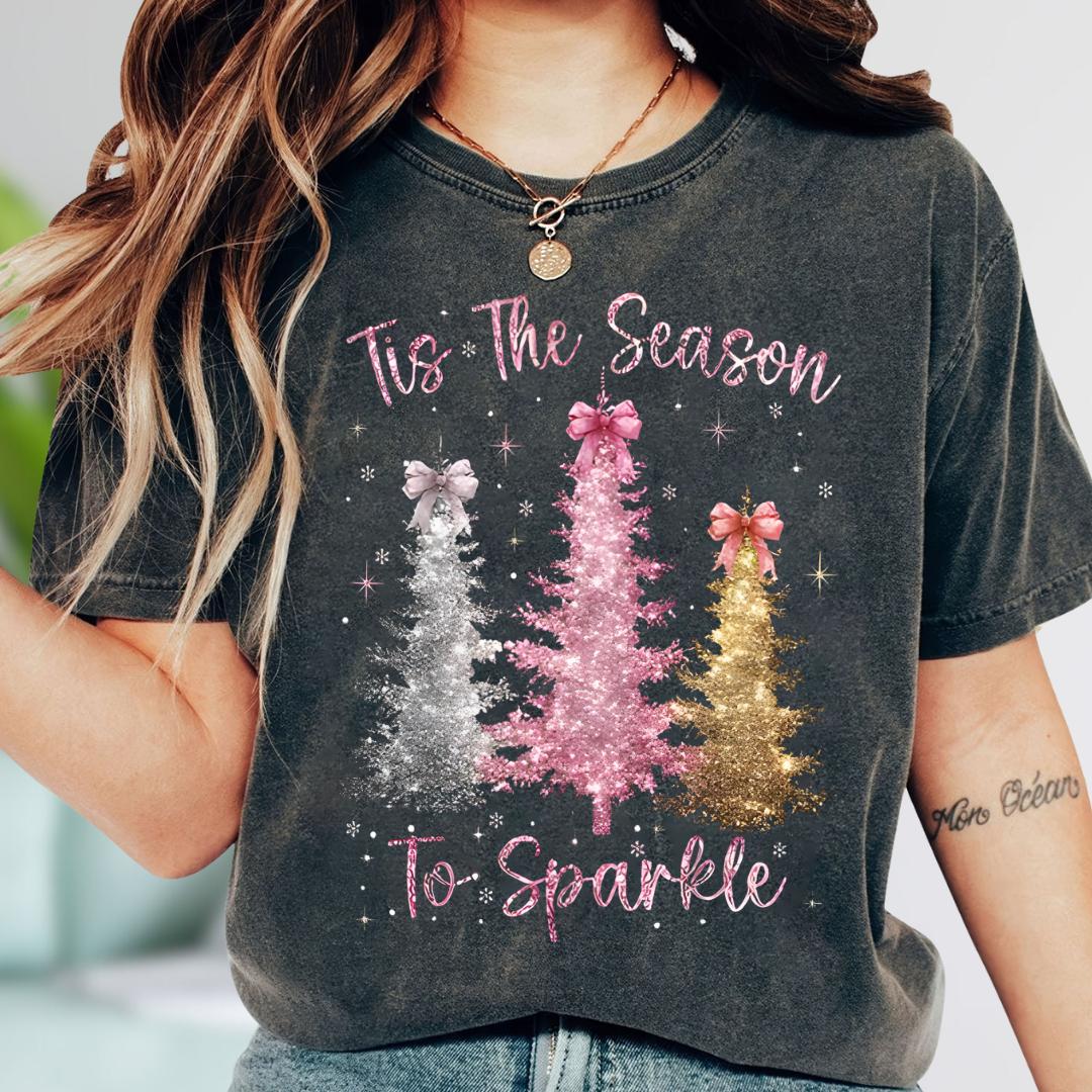 Sequin Christmas Shirt Dress - Etsy