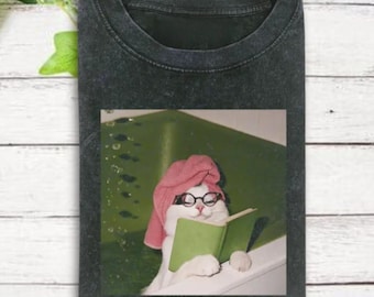 The Cat Who Studied Hard Shirt, Chill Cat Shirt, Wacky Cat Shirt, Funny Cat Shirt, Meme Cat Shirt, Cat Lover Gift, Gen Z Shirt, Stupid Gift