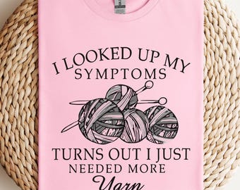 Funny Knitting Sewing Lover Shirt, Knitter Gift Tee, Yarn Lover T-shirt, Knitter Shirt, Crafters Gift, Cute Knitting Tee