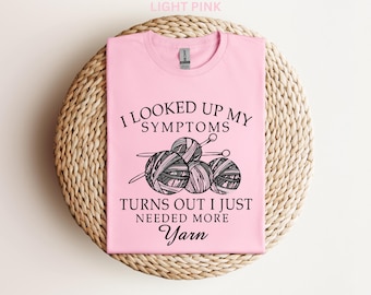 Funny Knitting Sewing Lover Shirt, Knitter Gift Tee, Yarn Lover T-shirt, Knitter Shirt, Crafters Gift, Cute Knitting Tee
