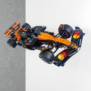 Väggmonterad displayfäste kompatibel med LEGO Technic McLaren F1-bil MCL39 42228