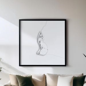 Lichtenstein - Poster - Schwarz Weiß Landkarten Wandkunst | Set mit 5 Detailkarten | Wanddekoration