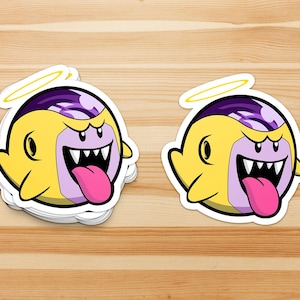 Gouden gestanste FriezaBoo-sticker