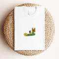 Camino Santiago embroidered -- Statement piece -- High-quality T-shirt made of organic cotton -- Unisex product logo