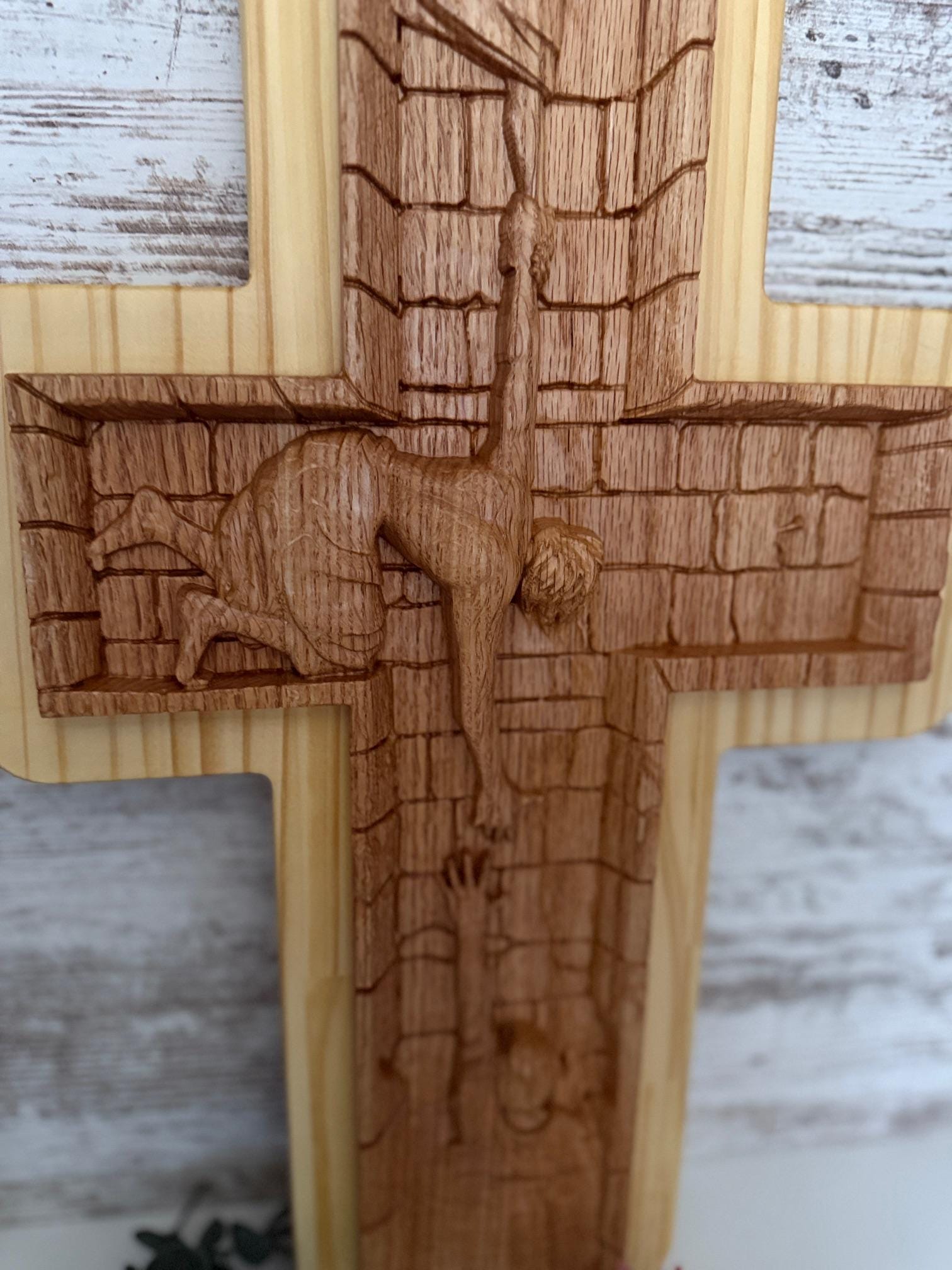 Help Hand Cross Jesus Helping Hands Cross - Etsy