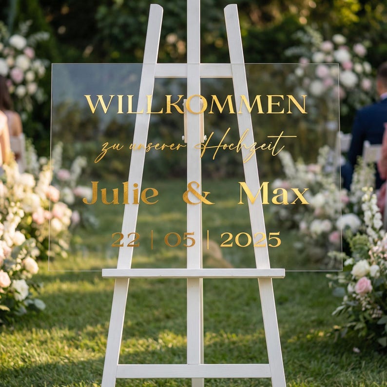 Custom Wedding Stickers for Mirror, Acrylic plaques. Sign Decal Bundles Welcome to our beggining image 3