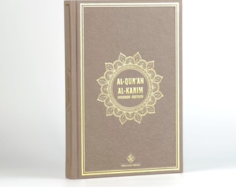 Arabic German Quran: Bubenheim Edition with Gold Embossed Cover