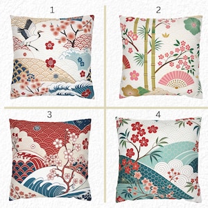Chinoiserie Pillow, Asian Inspired Pillow, Exotic Scenic Pillow, Old Fashion Chinese Throw Pillow Cover, Egret pillow-heron pillow
