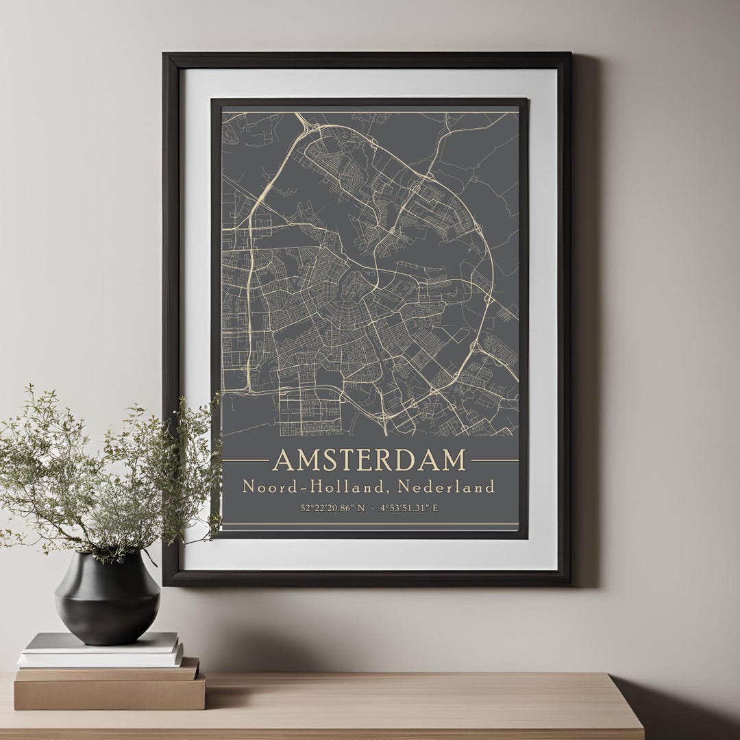 Custom City Maps Ready to Print - Il 1080xN.6276211838 I1e3