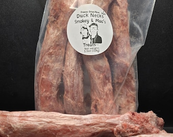 Duck Neck Freeze-Dried Raw Pet Treats: Single Ingredient, All-Natural Raw Snack