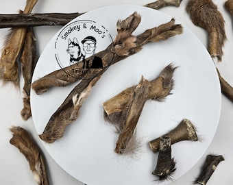 Dehydrated Venison Rolls – Natural Single Ingredient Dog Treats – Thin Skin Rolls