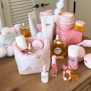 Cowgirl Country Teddy Pink White Organizer Cowboy Boot Bear | Machine Washable | Makeup Bag | Cotton | AYJAY Exclusive | ayjaythelabel