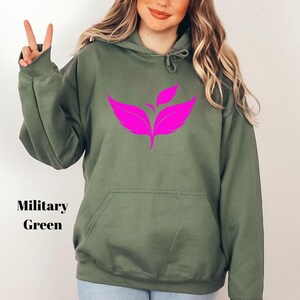 Flower Print Hoodie Clothing, Aesthetic Hoodie, Fall Hoodies, Unisex Hoodie, Oversized Hoodie, Black Hoodie, Purple Hoodie, Funny Hoodie