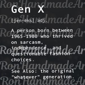 Vintage Gen X Funny SVG, Generation X Sublimation, Version Gen X Raised On Hose Water And Neglect PNG, Retro Vintage Gen X Digital