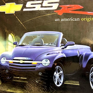2003,2004,2005, 2006 Chevrolet SSR Pickup Book New Old Stock Still in Wrapper