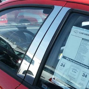 2018 2019 2020 2021 2022 2023 2024 CHEVROLET EQUINOX 4 PC Pillar Post 304#8 Trim