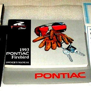 1993 Pontiac Firebird Owners Manual Portfolio Kit with Cassette New Old Stock