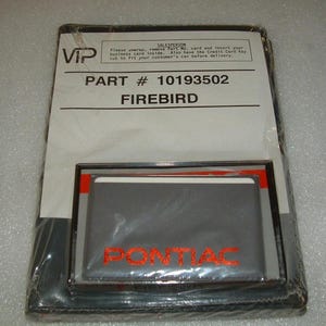 1992 Pontiac Firebird Owners Manual Portfolio Kit with Cassette New Old Stock