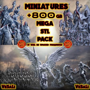 MINIATURES +800GB STL PACK