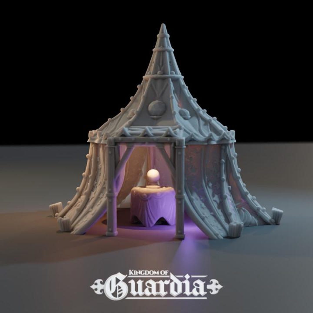 Mystic's Tent - Tabletop Scenery and Terrain for D&D - Etsy