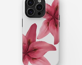 Tiger Lily Summer Flower Phone Case, Tough Case, Popular and Trendy Phone Case | iPhone 16, 15, 14, 13, 12, 11, x, xr, xs Pro/Max/P/Plus