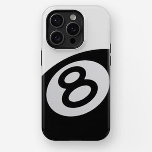 8 BALL CASE | iPhone 16, 15, 14, 13, 12, 11, x, xr, xs Pro/Max/P/Plus Case, Tough, 8 ball case, y2k