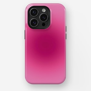 ZOMERHOESJE MET GRADINT | iPhone 16, 15, 14, 13, 12, 11, x, xr, xs Pro/Max/P/Plus-hoesje, stevig hoesje, ombre, schattig, roze, populair