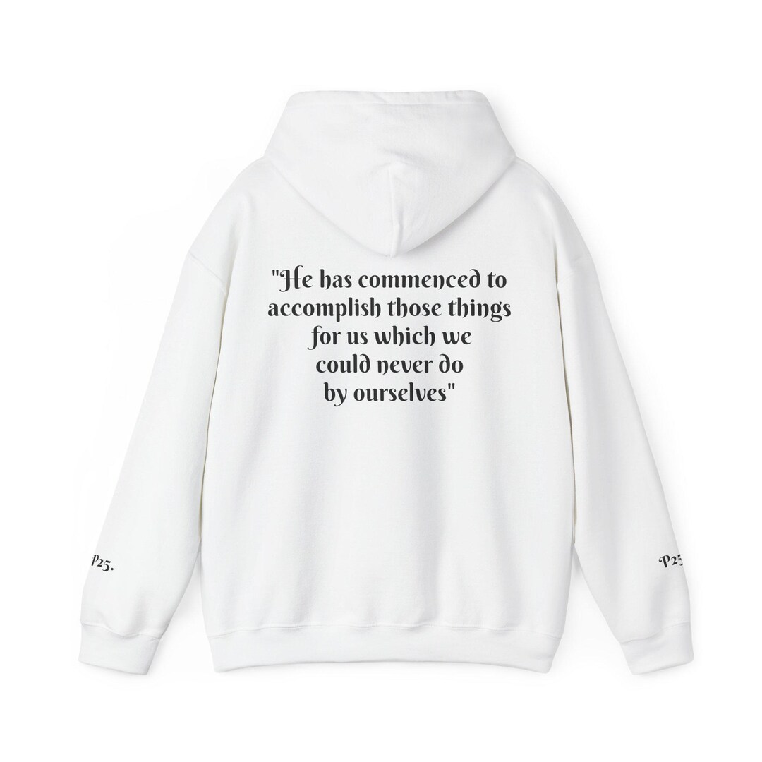 Sweat à Capuche « Recovery » - Message Inspirant Sobriété - Neuf Avec étiquettes - Marque DeafRoweRetail