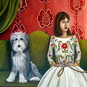 The Dog Sitter  Fine Art Print