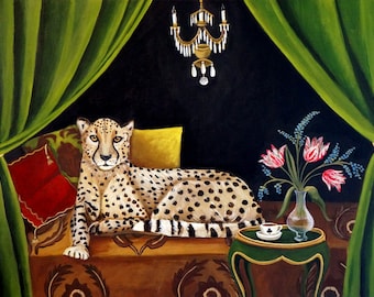 Out Of Africa - Fine art print of an original painting by catherine nolin