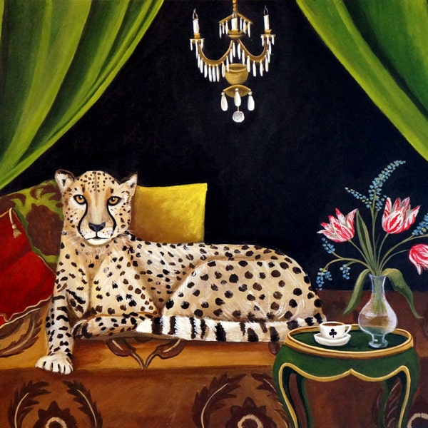 Out Of Africa - Impressão artística de uma pintura original de Catherine Nolin