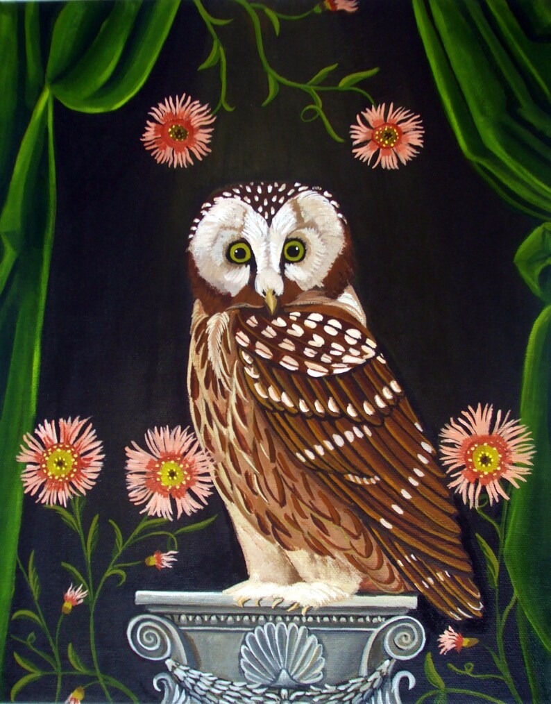 Note Cards Animal Series Set Of 6 Etsy