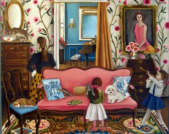 Family Portrait  Fine Art Print by Catherine DeQuattro Nolin