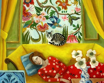 The Impossible Dream  Fine Art Print from an original painting by Catherine DeQuattro Nolin