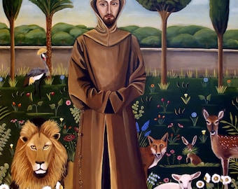 St. Francis Of Assisi Fine art print