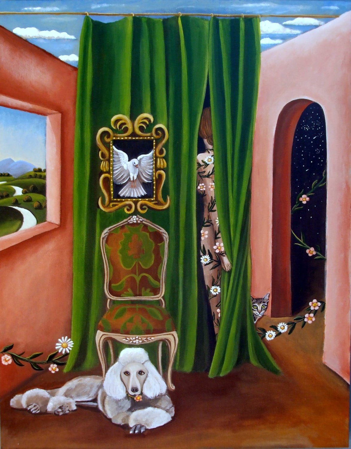 Fine Art Print  of Inner Light - Original painting by Catherine Nolin