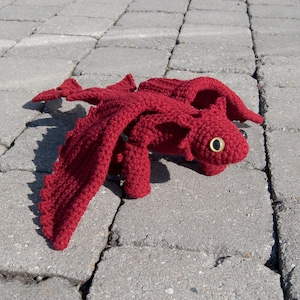 PDF Crochet Pattern - Amigurumi Dragon II