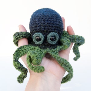 PDF Crochet Pattern Amigurumi Baby Kraken image 5