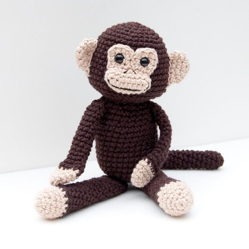PDF Crochet Pattern Monkey Business Amigurumi Monkey Doll image 1