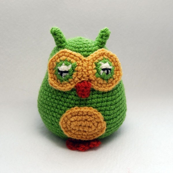 PDF Crochet Pattern - Amigurumi Baby Owls