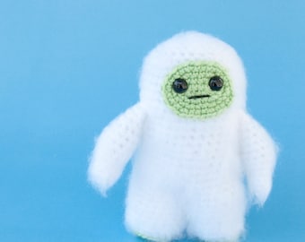 PDF Crochet Pattern - Fuzzy Little Yeti Bigfoot