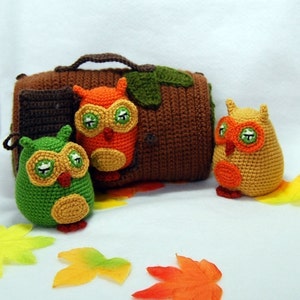 PDF Crochet Pattern Amigurumi Baby Owls image 3