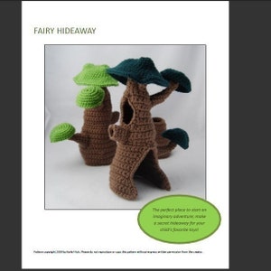 PDF Crochet Pattern Fairy Hideaway image 5