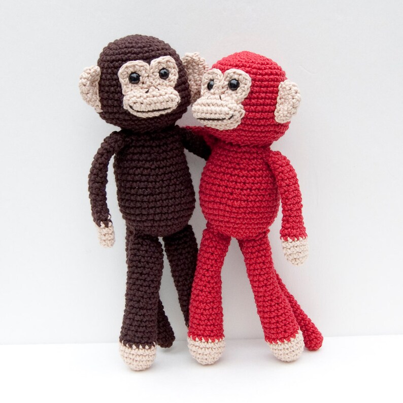 PDF Crochet Pattern Monkey Business Amigurumi Monkey Doll image 2