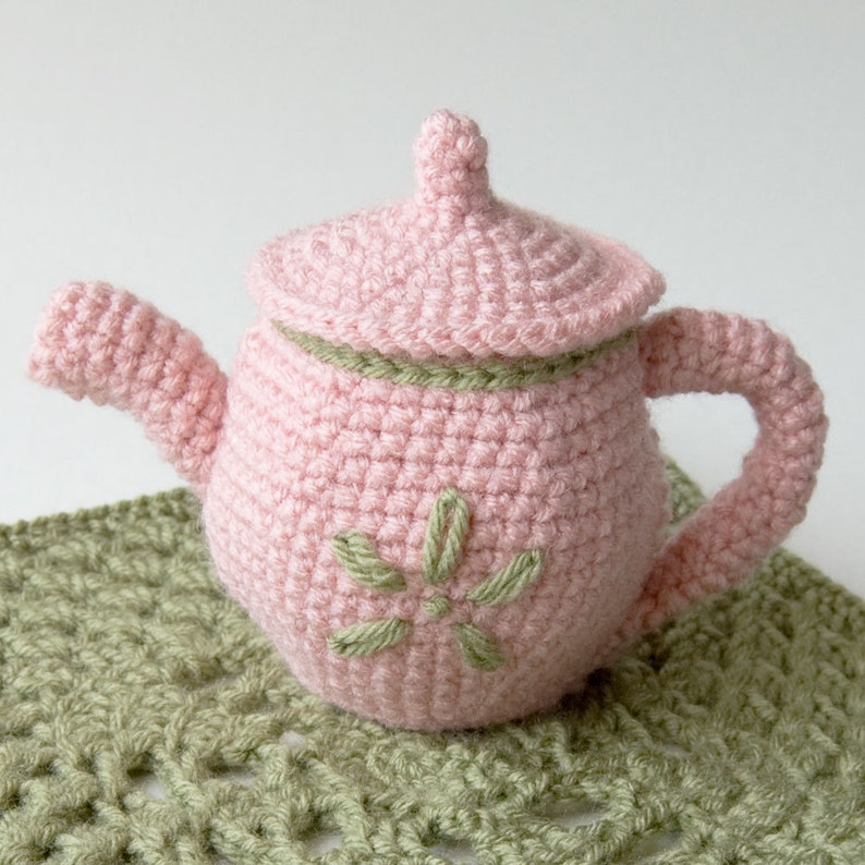 PDF Crochet Pattern My Nana's Tea Set image 5